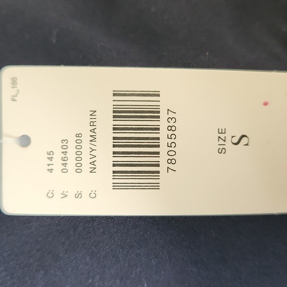 🤞NWT Anthropologie Navy blue halter ruched midi dress w/ zip/tie closure Size S - Picture 4 of 4